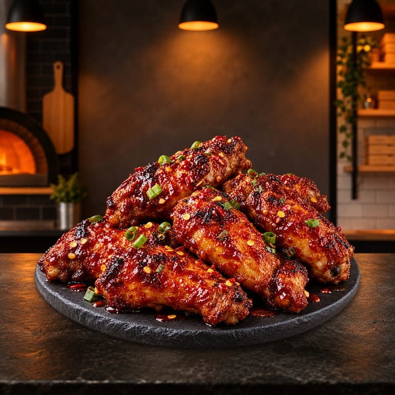 Spicy Dipped Big Flavour Wings (6pcs)