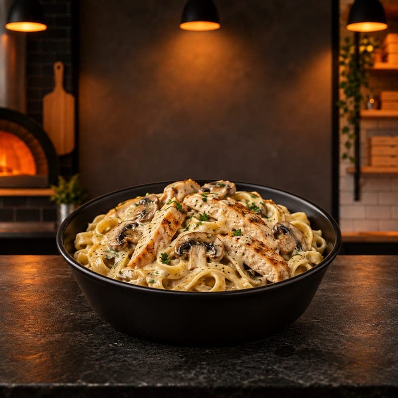 Chicken & Mushroom Pasta