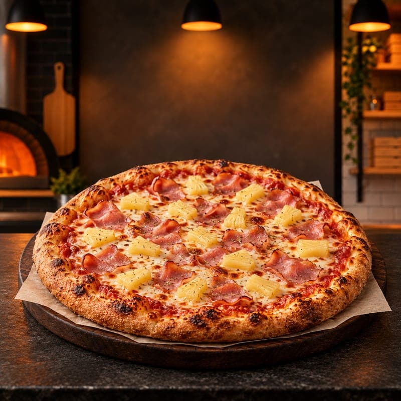 Ham & Pineapple Pizza