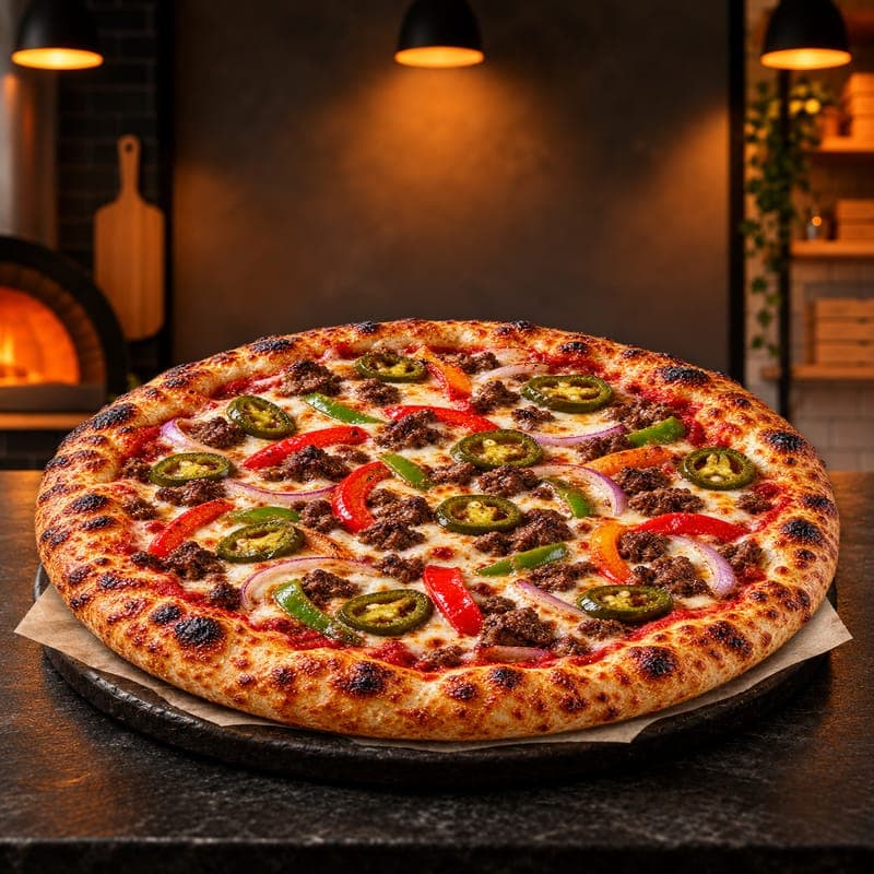 Jalapeño Hot Pizza