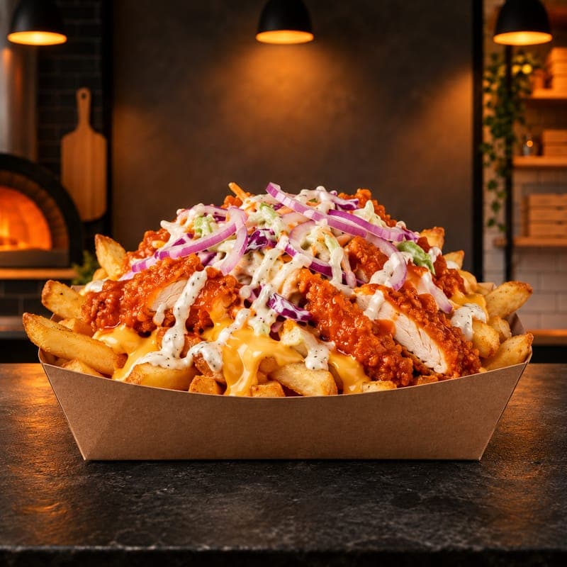 Buffalo Loaded Fries