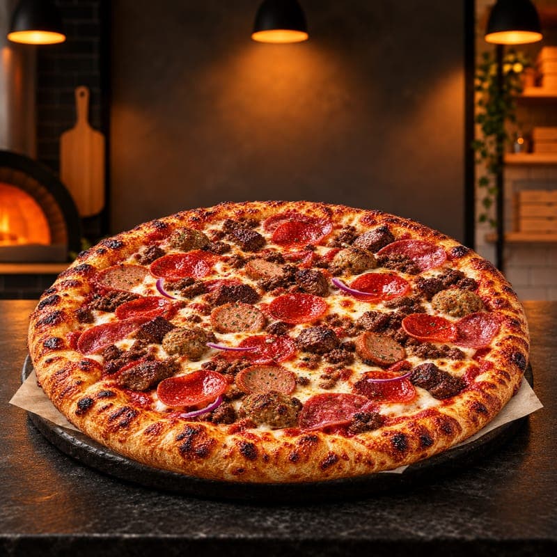 Mega Meat Pizza