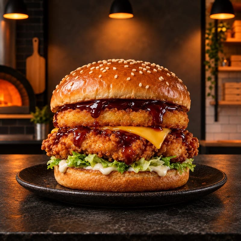 BBQ Mountain Burger