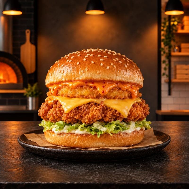 Spicy Mountain Burger