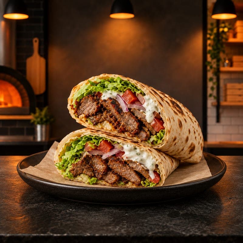 Lamb Kebab Wrap