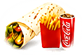 Chicken wrap from Zamanos Pizza