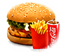 Peri peri grilled burger from Zamanos Pizza