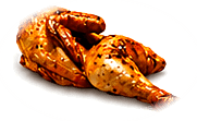 Half peri peri grilled chicken from Zamanos Pizza