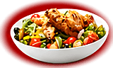 Grilled chicken salad from Zamanos Pizza